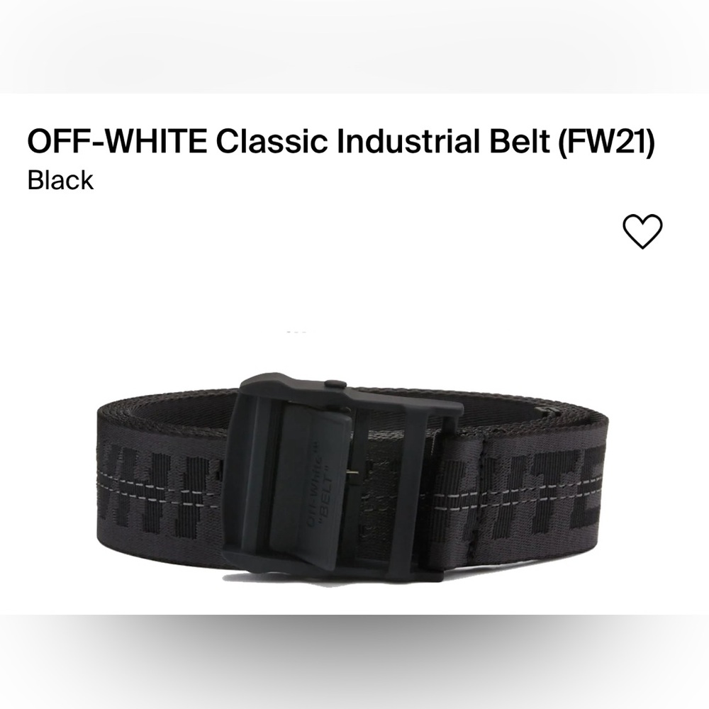 Off White industrial belt